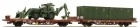 45089 ACME Two flat cars type Kgps loaded with military equipment